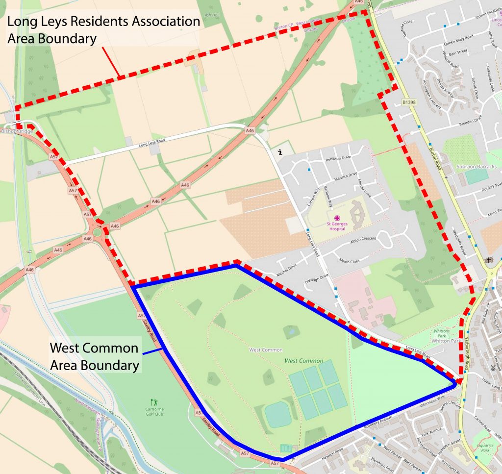 Long Leys Residents Association Area Boundary