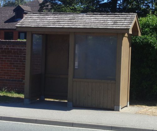 Graffiti removed from long Leys Road bus shelter.