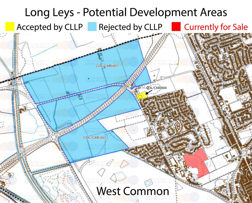 Potential Housing Development Areas in Long Leys