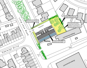 Commercial development - north of Mawers Farm Long Leys Road