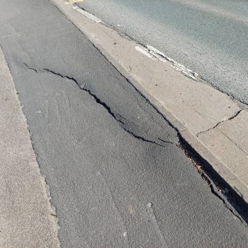Yarborough Road subsidence.
