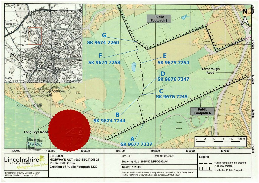 Footpath 1220 to Whitton Park